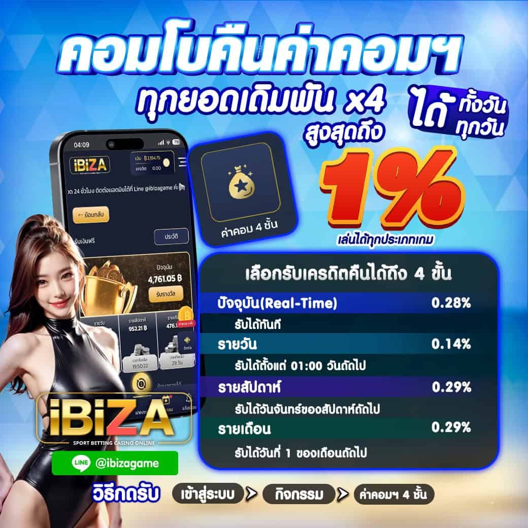 คอมโบ x4 ibizagam88